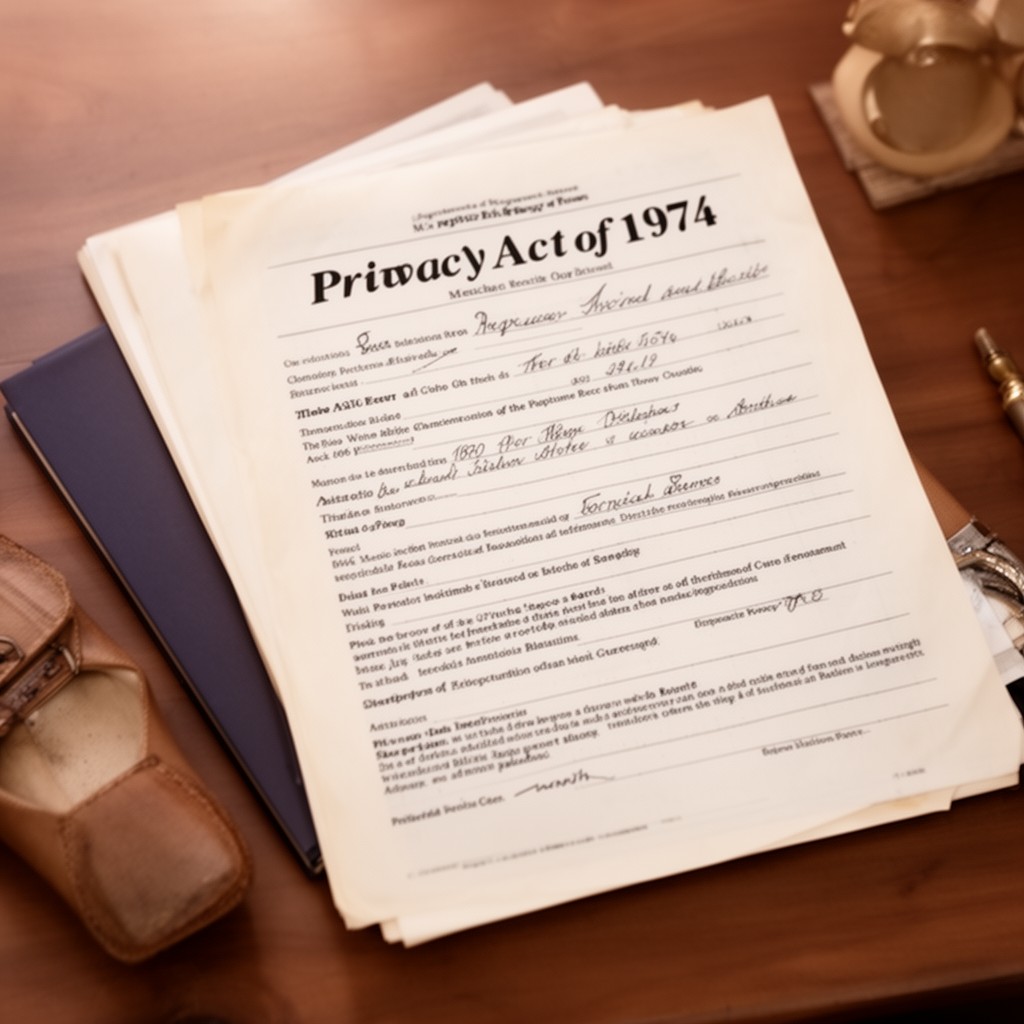 AI-generated illustration of Privacy Act of 1974