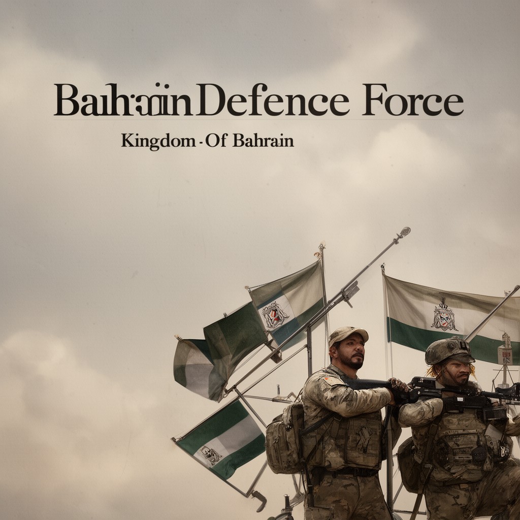 AI-generated illustration of Bahrain Defence Force