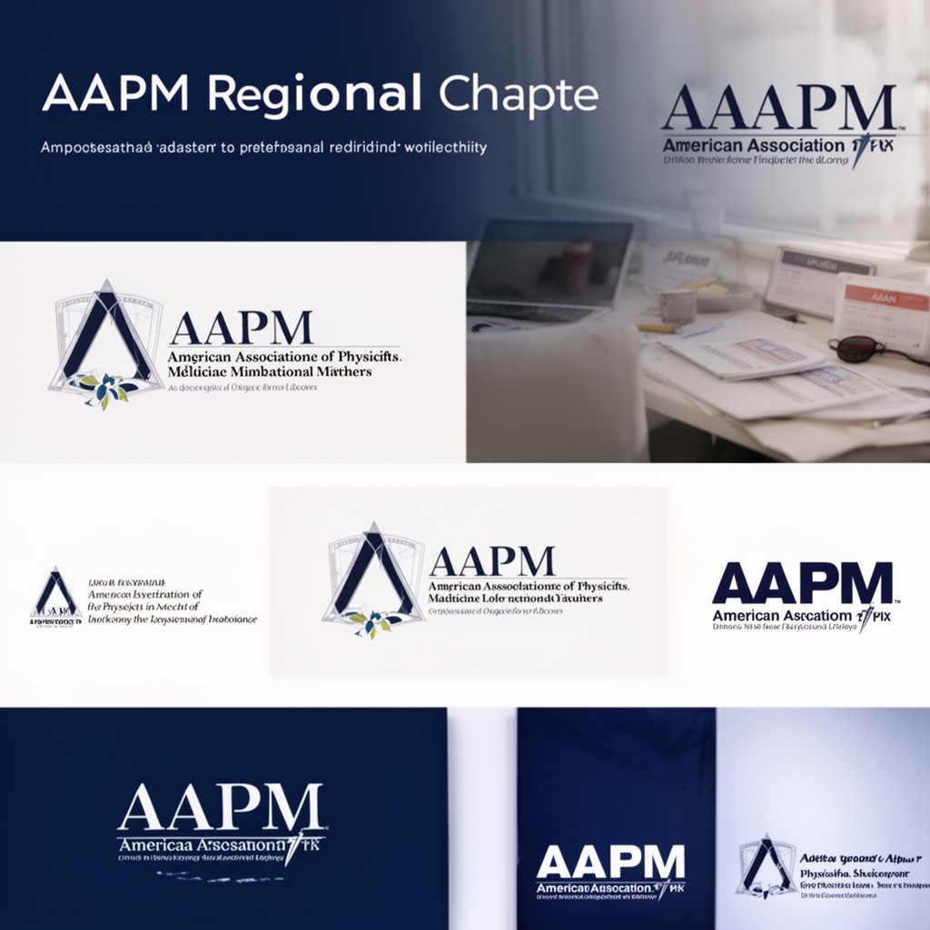 AI-generated illustration of AAPM regional chapters
