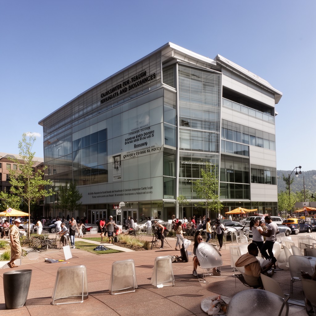 AI-generated illustration of Center for Health and Biosciences