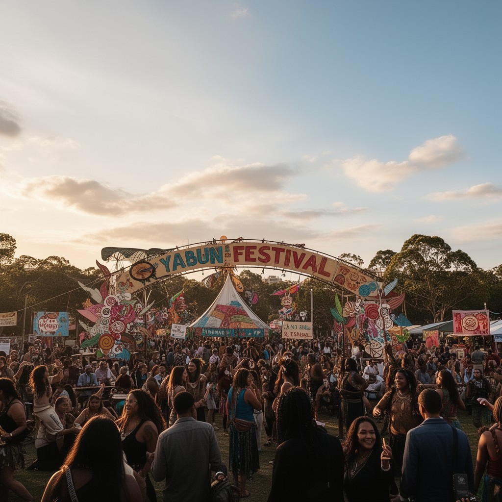 AI-generated illustration of Yabun Festival