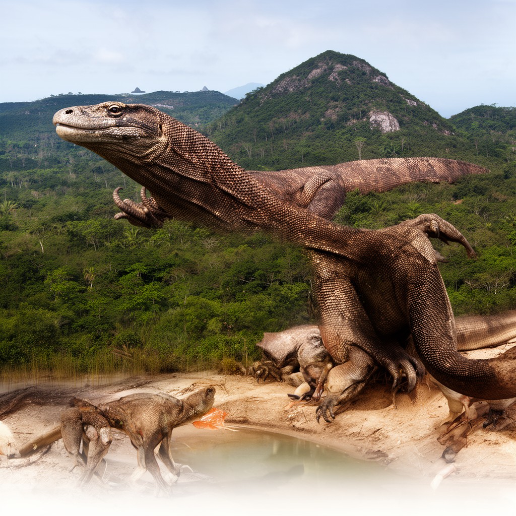 AI-generated illustration of Komodo