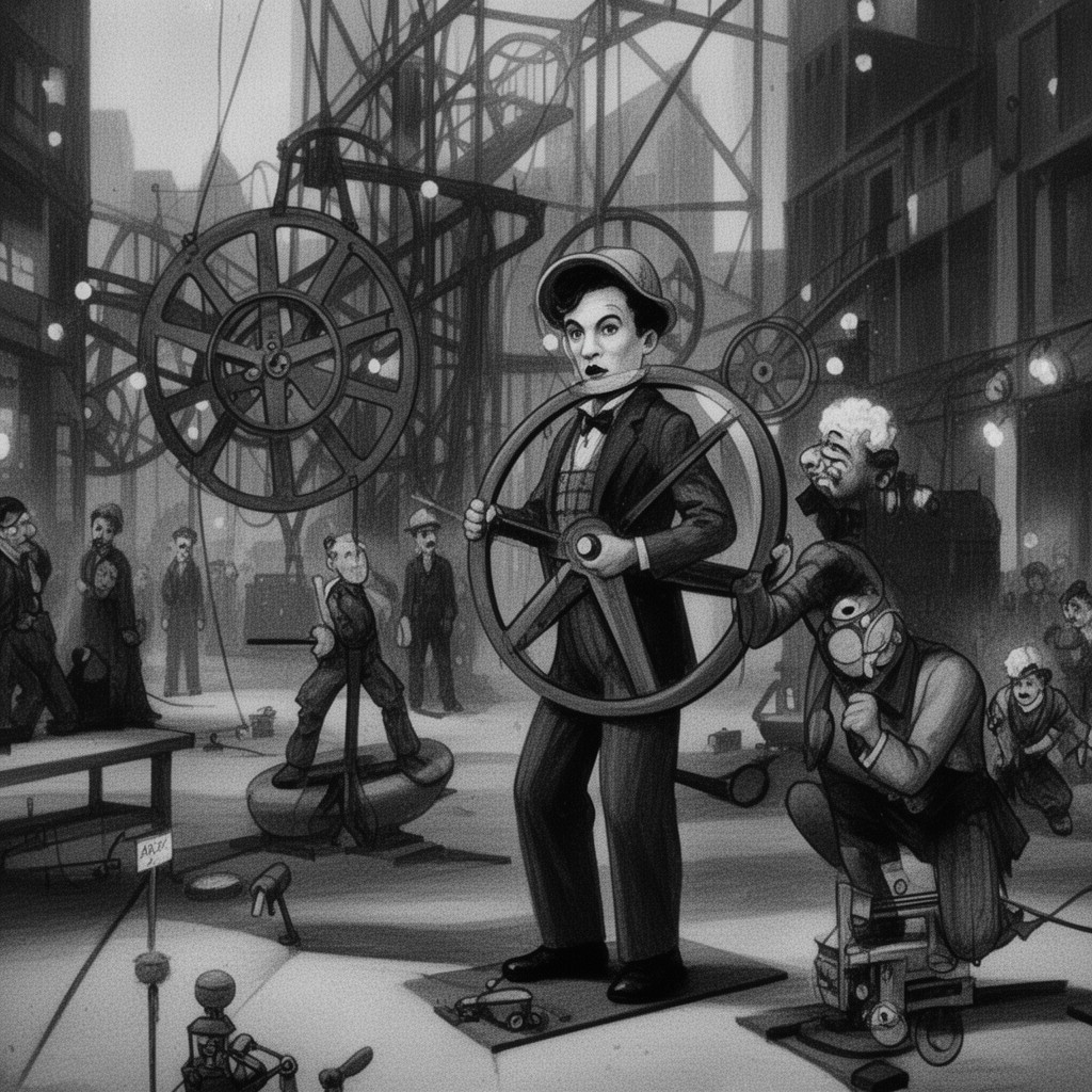 AI-generated illustration of Modern Times