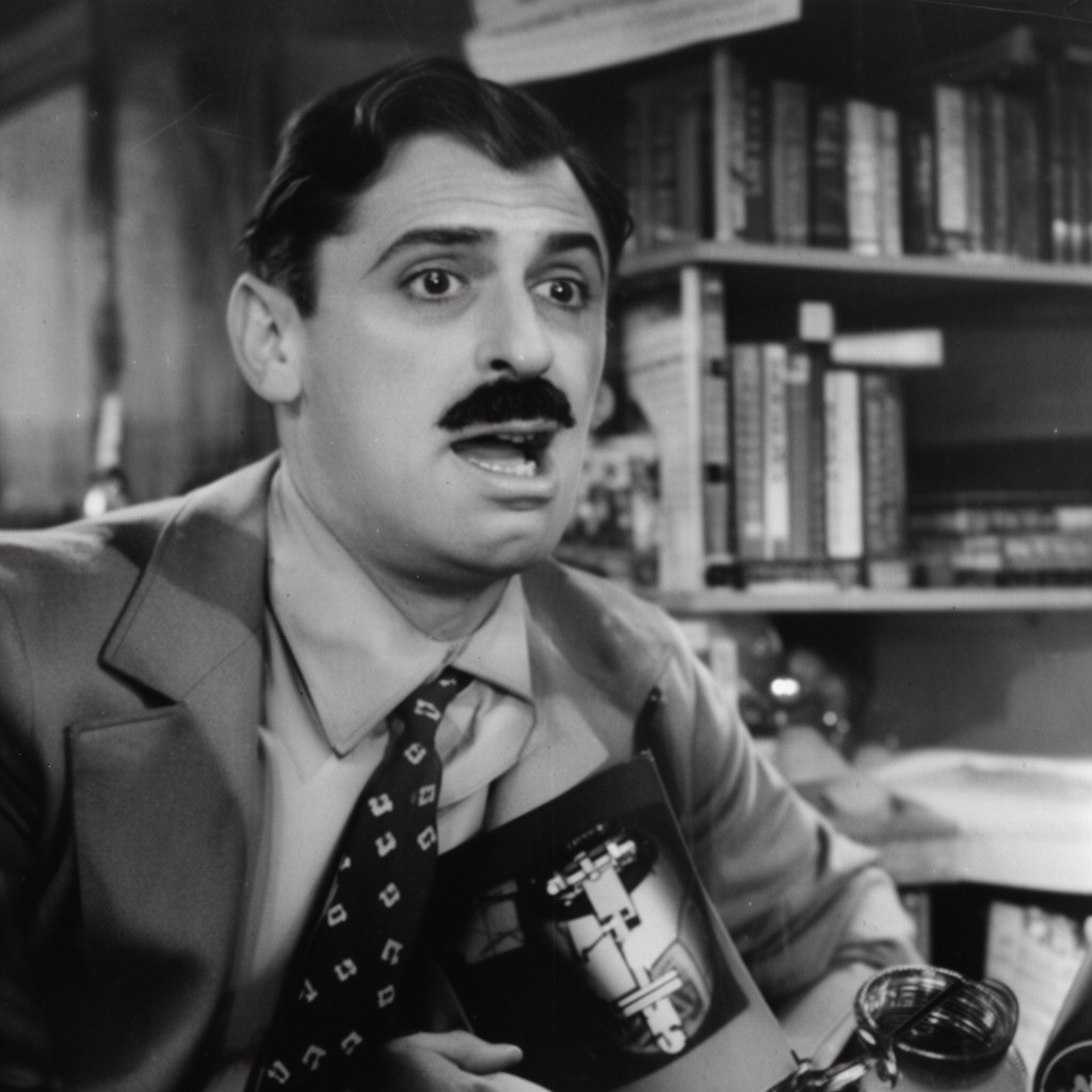AI-generated illustration of The Great Dictator