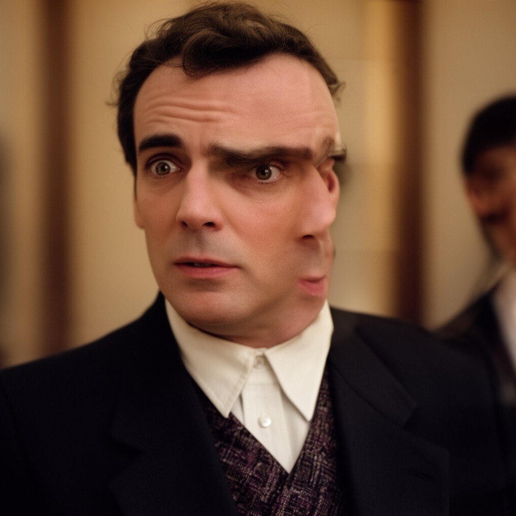 AI-generated illustration of Michael Chaplin