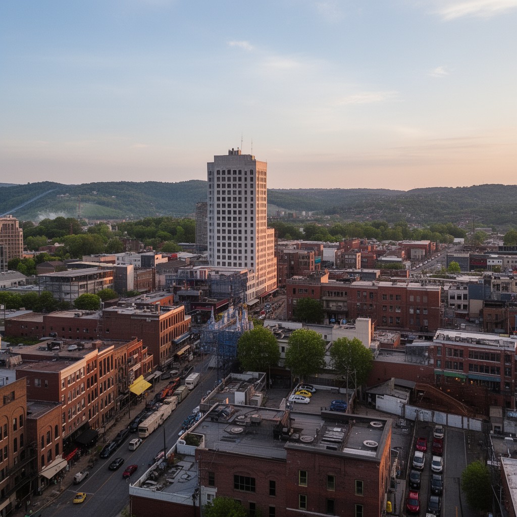 AI-generated illustration of Hickory, North Carolina