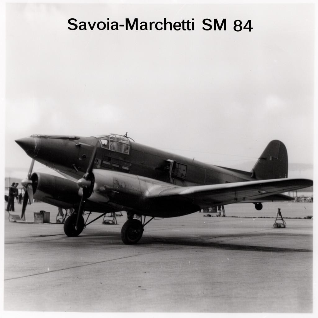 AI-generated illustration of Savoia-Marchetti SM.84