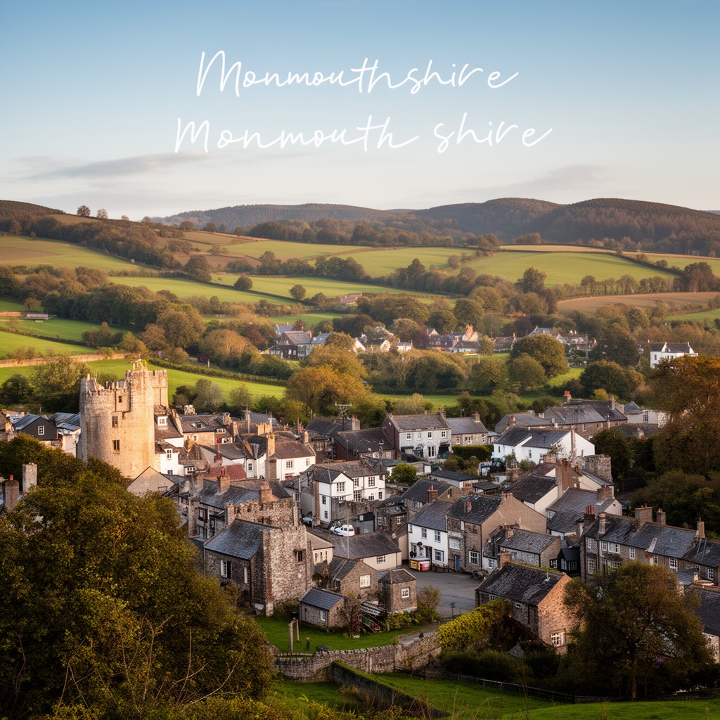 AI-generated illustration of Monmouthshire