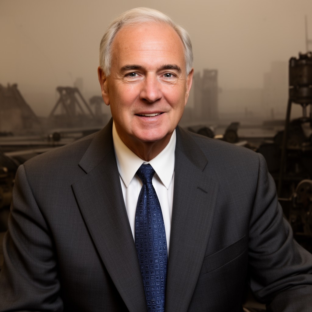 AI-generated illustration of Robert W. Hunt
