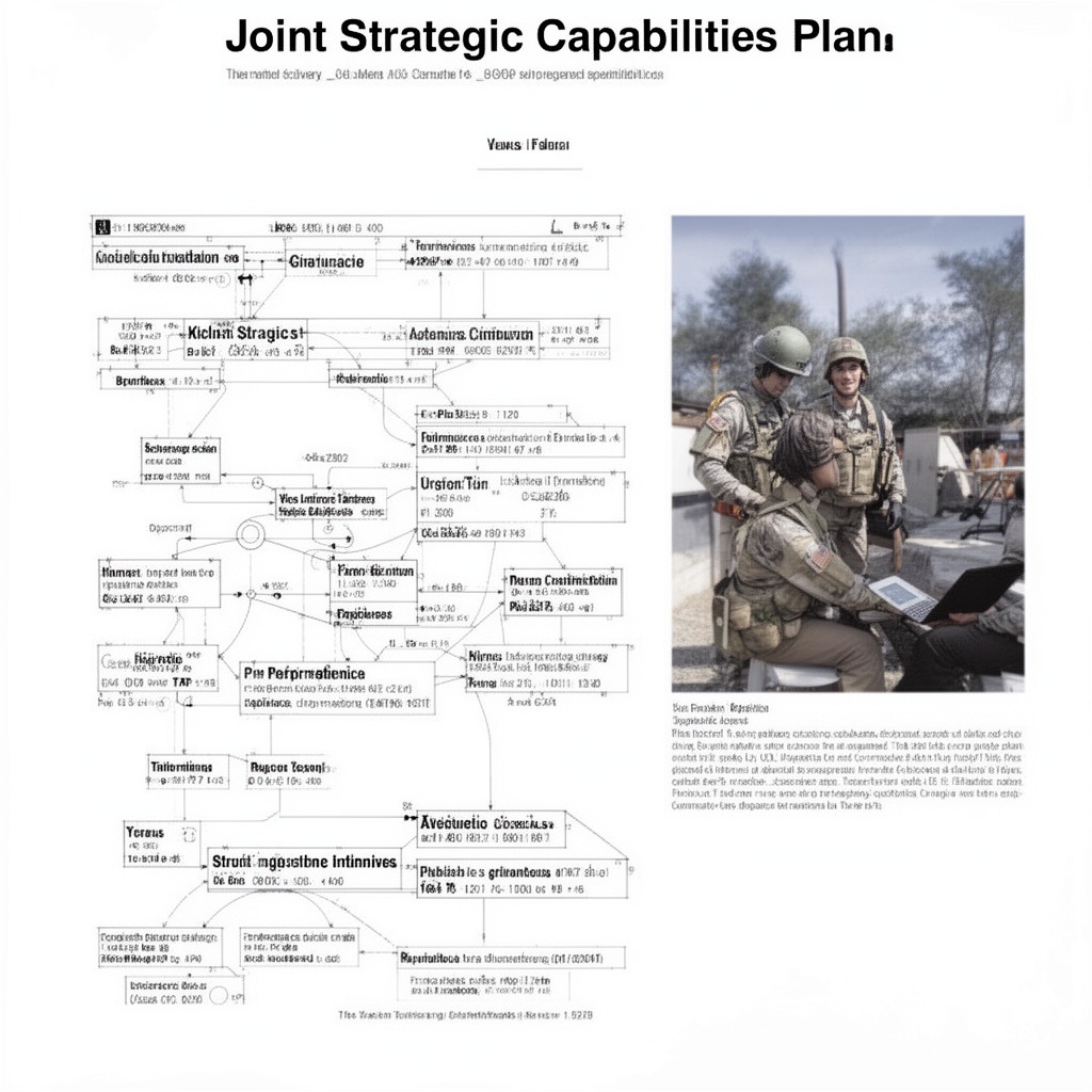 AI-generated illustration of Joint Strategic Capabilities Plan
