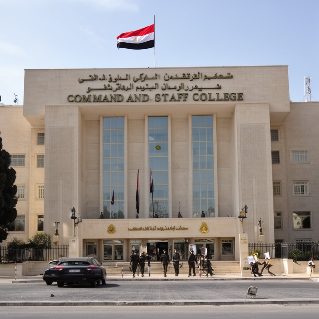 AI-generated illustration of Command and Staff College (Egypt)