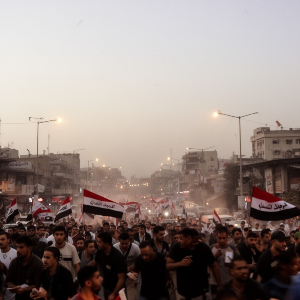 AI-generated illustration of 2013 Egyptian coup d'état