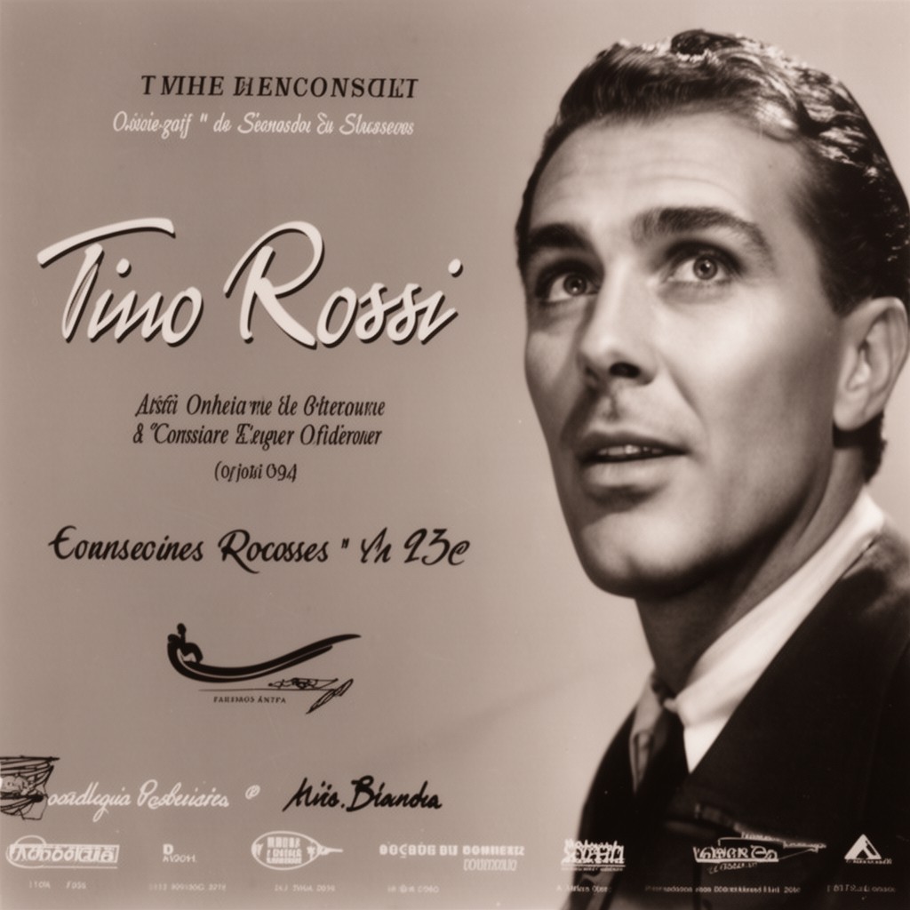 AI-generated illustration of Tino Rossi