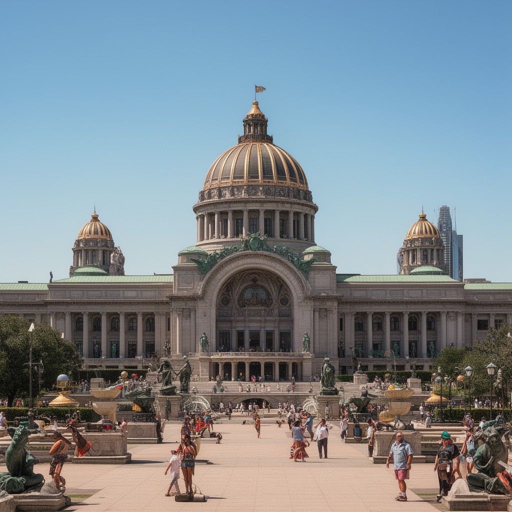 AI-generated illustration of World’s Columbian Exposition