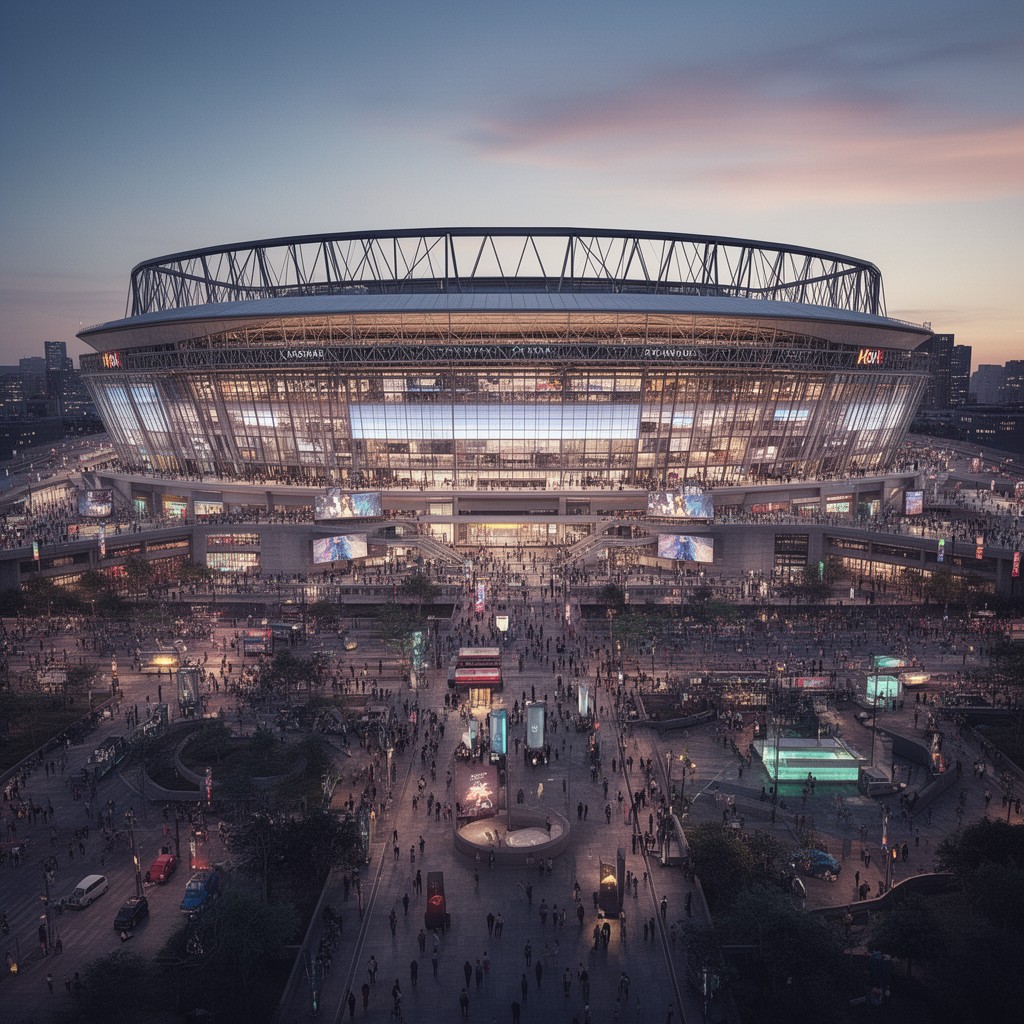 AI-generated illustration of HOK Sport Venue Event