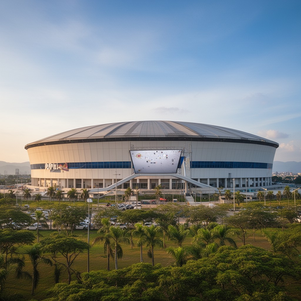 AI-generated illustration of Philippine Arena