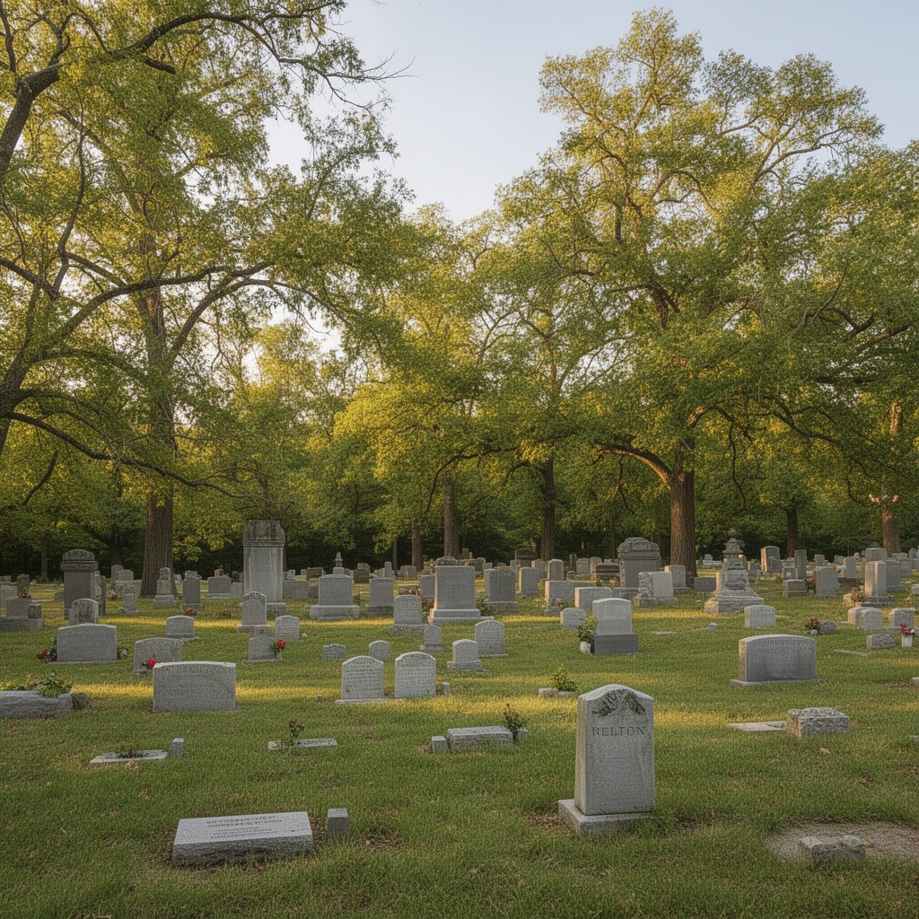 AI-generated illustration of Belton Cemetery