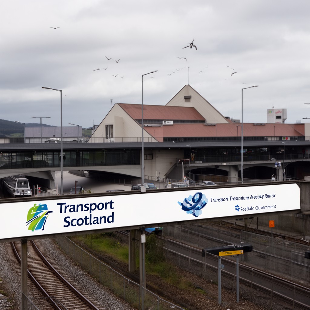 AI-generated illustration of Transport Scotland