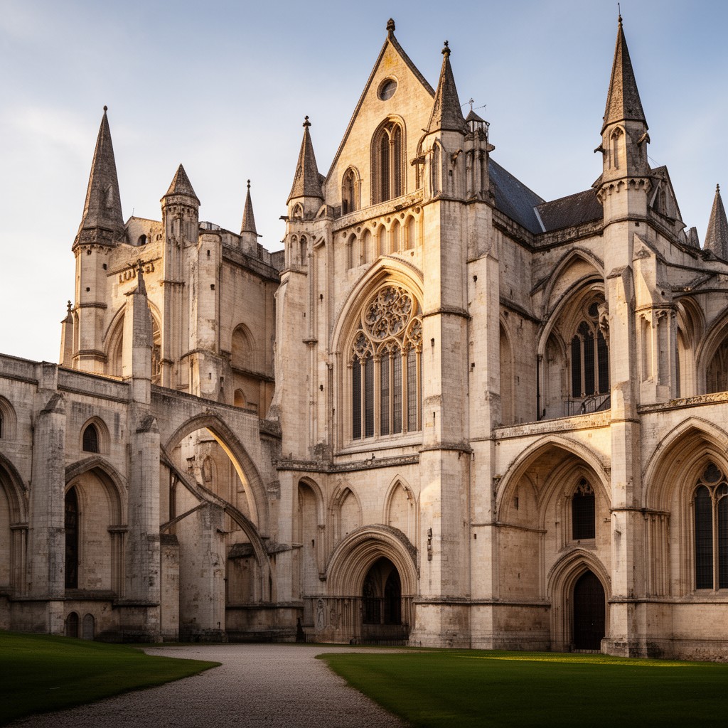 AI-generated illustration of Cluny Abbey