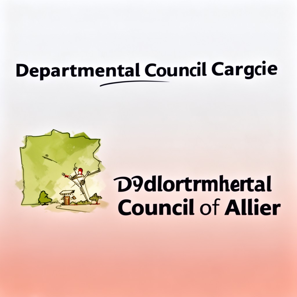 AI-generated illustration of Departmental Council of Allier