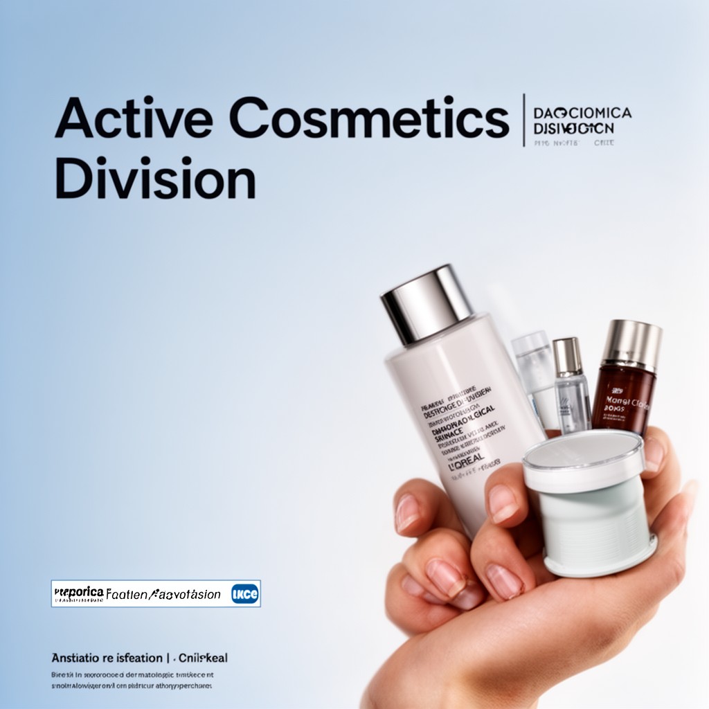 AI-generated illustration of Active Cosmetics Division