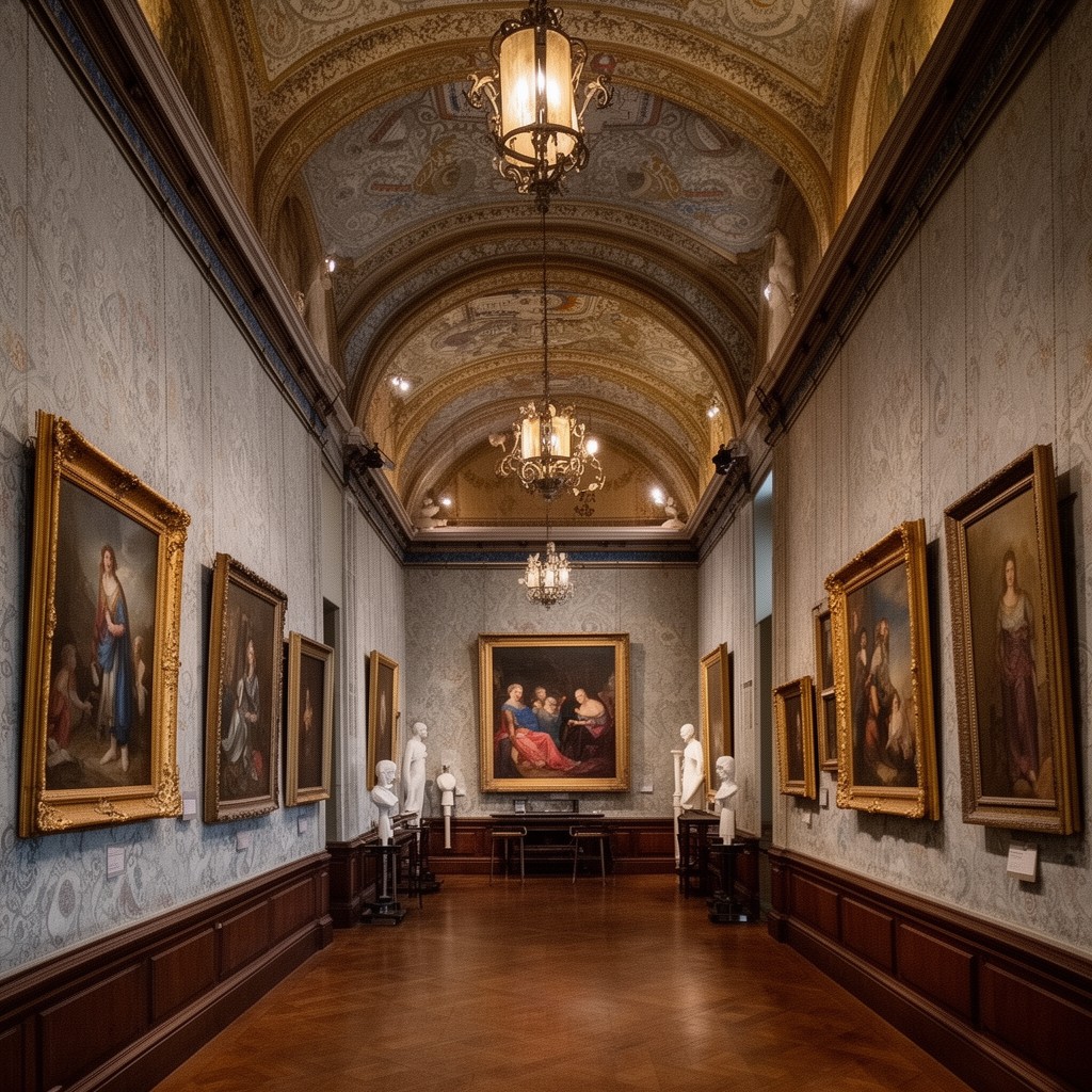 AI-generated illustration of Isabella Stewart Gardner Museum