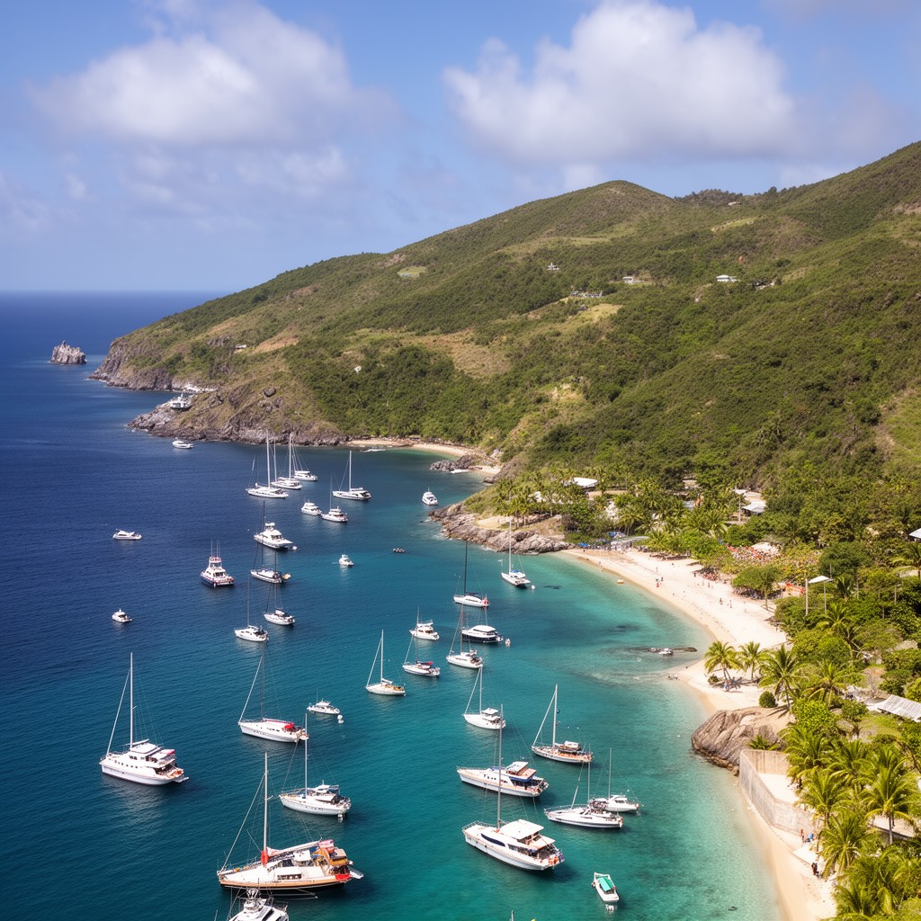 AI-generated illustration of British Virgin Islands