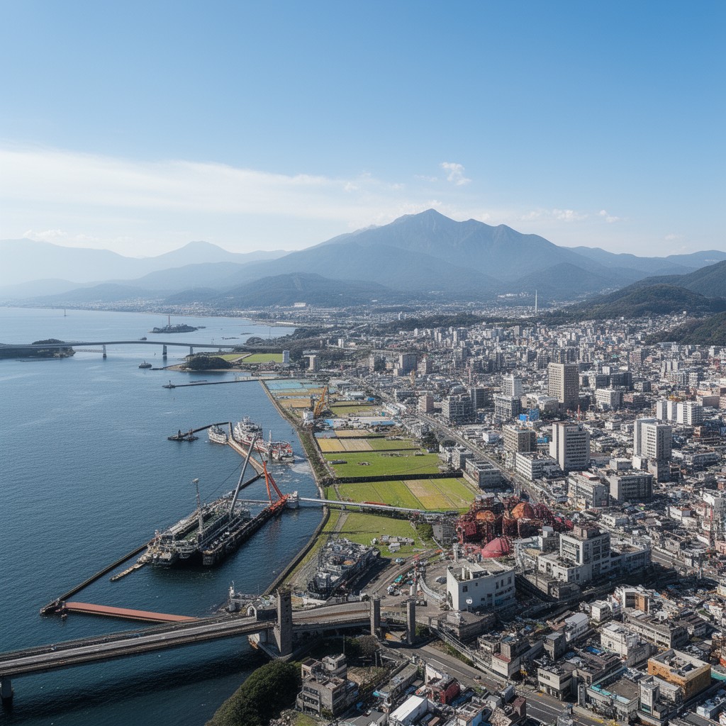 AI-generated illustration of Niigata