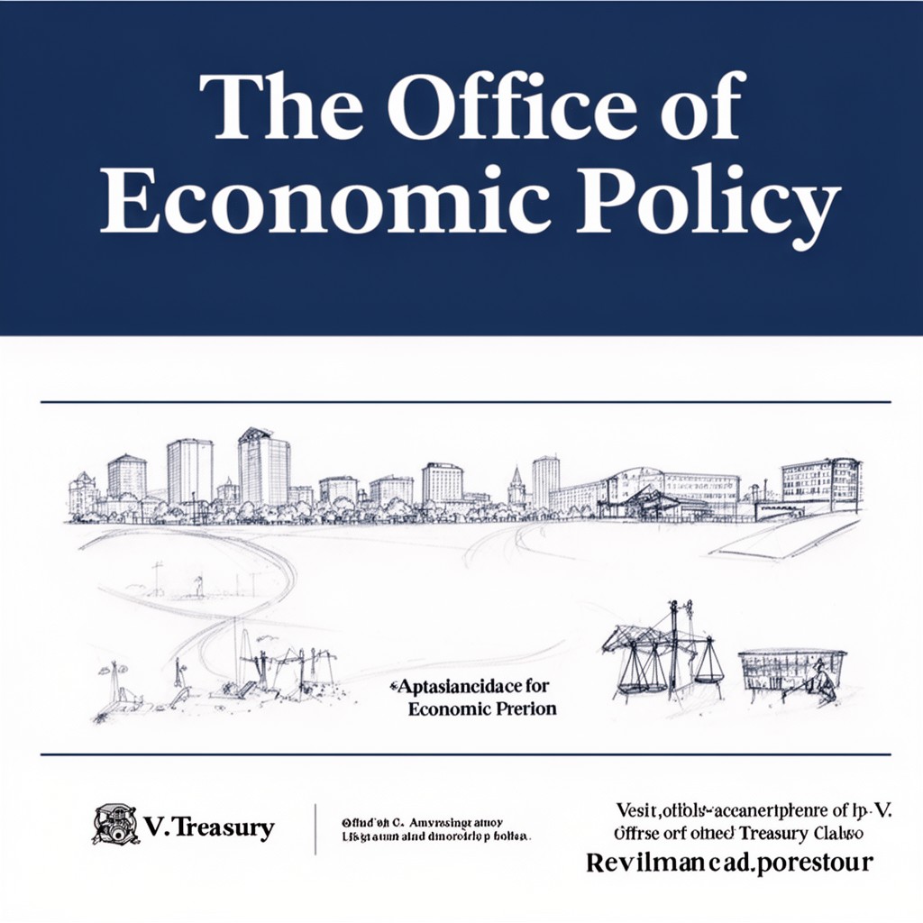 AI-generated illustration of Office of Economic Policy
