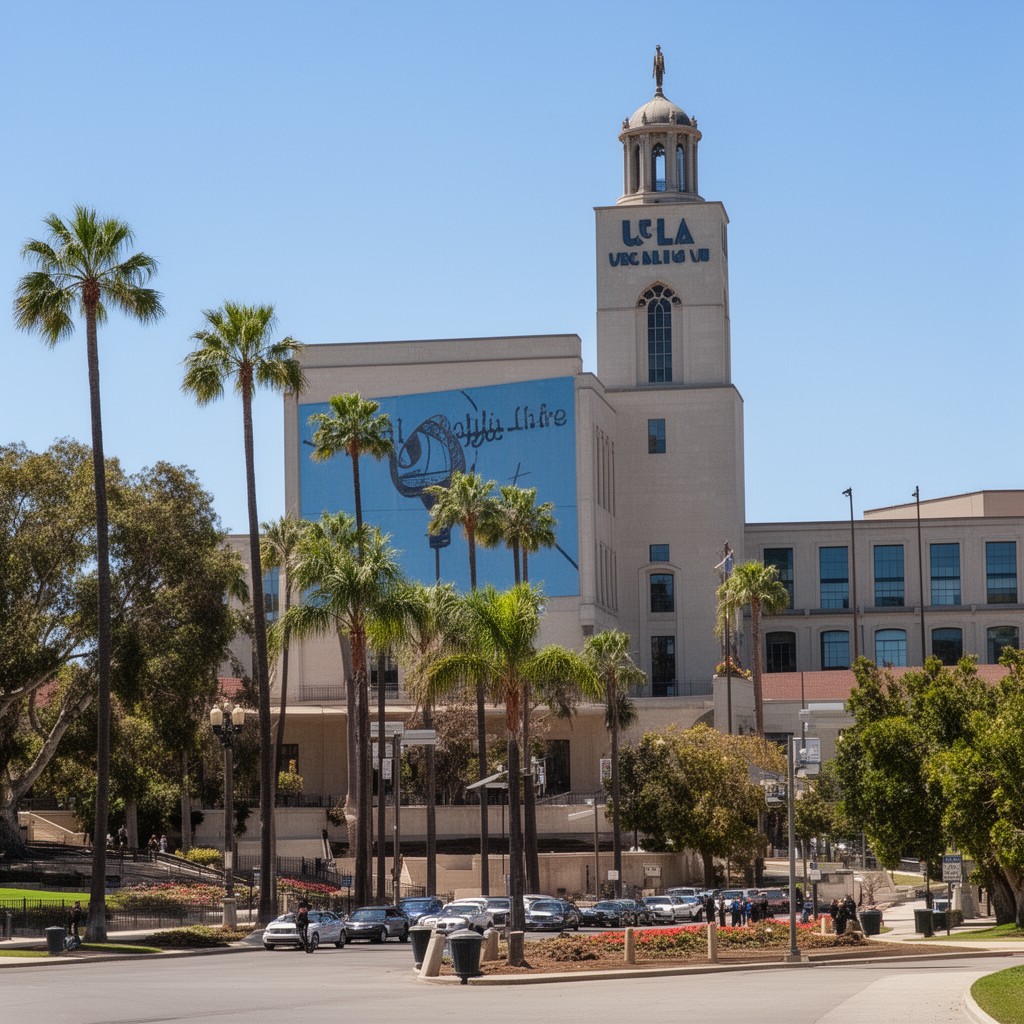 AI-generated illustration of University of California, Los Angeles