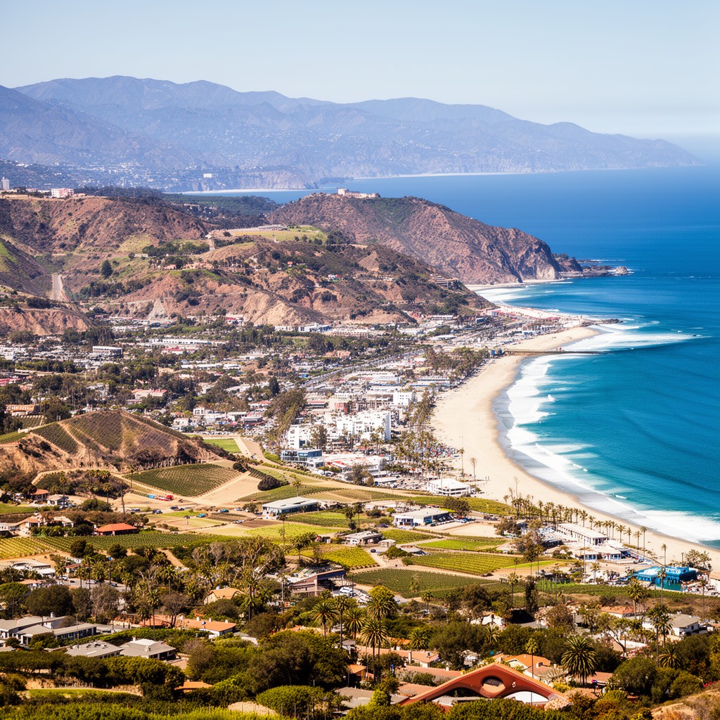 AI-generated illustration of Santa Barbara County