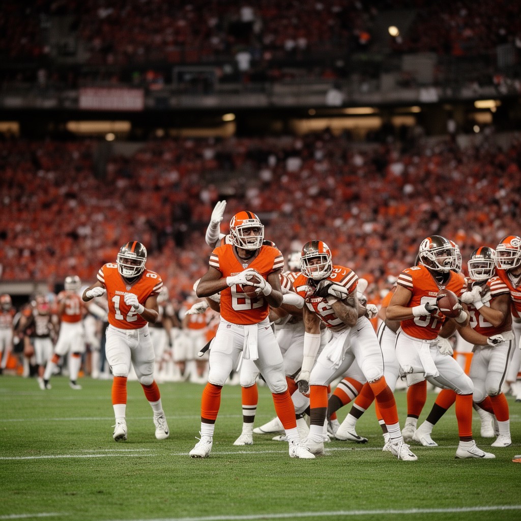 AI-generated illustration of Cleveland Browns