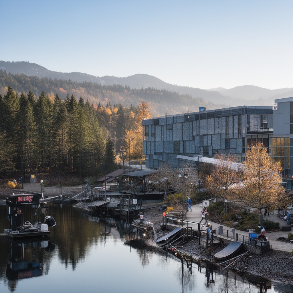 AI-generated illustration of Redmond, Washington, United States