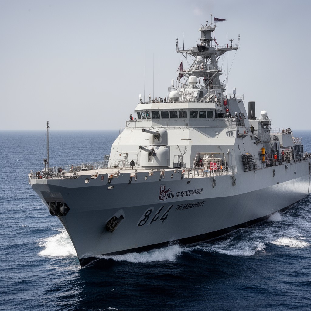 AI-generated illustration of Qatar Emiri Naval Forces