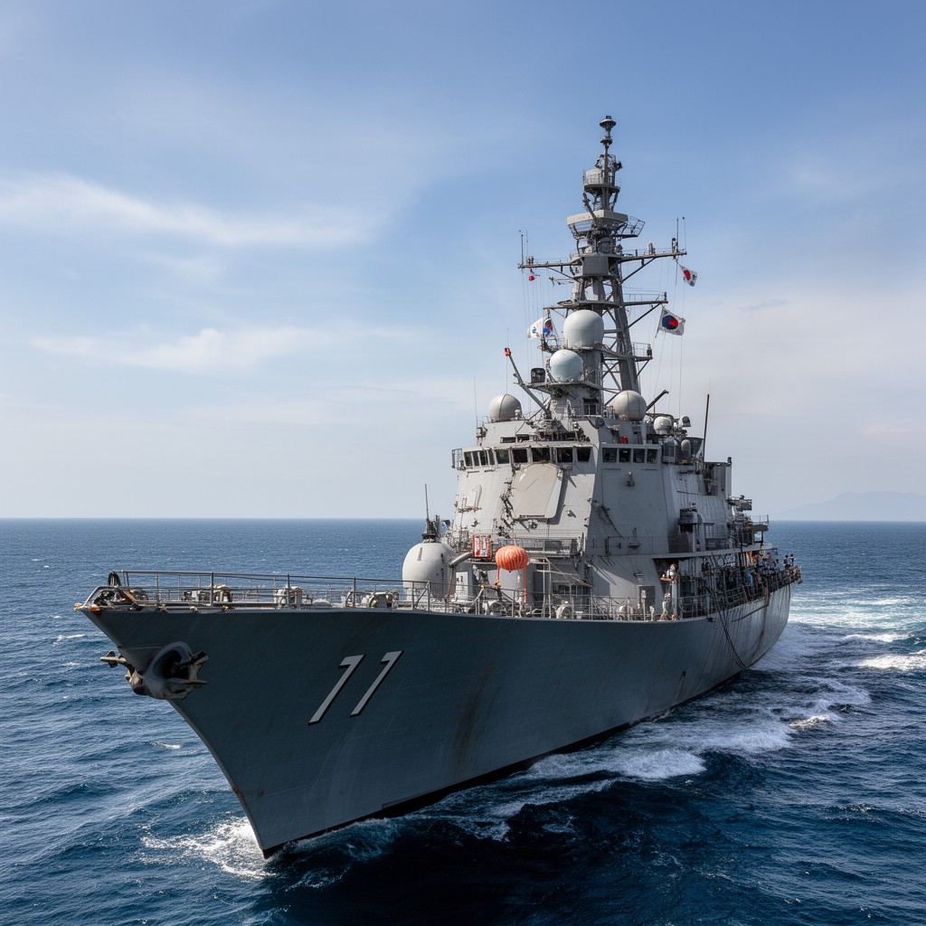 AI-generated illustration of South Korean Navy