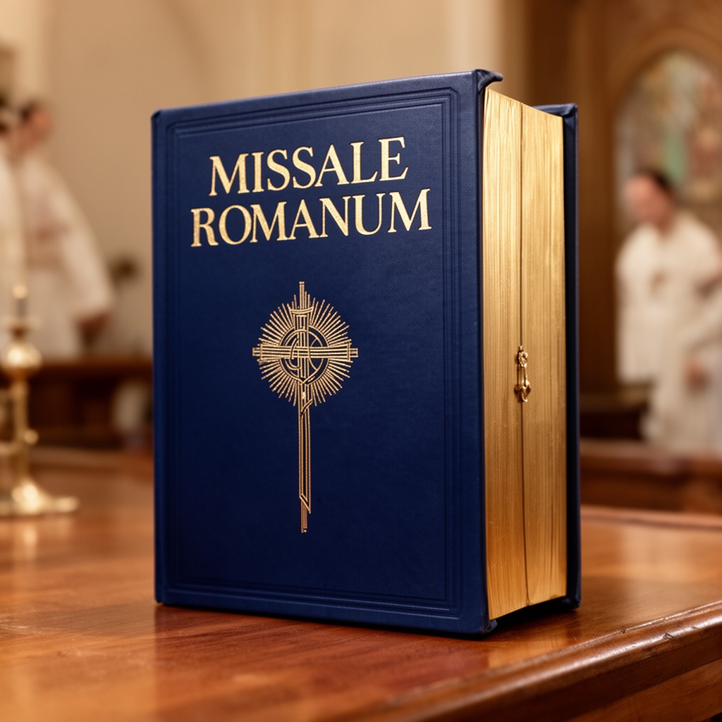 AI-generated illustration of Missale Romanum