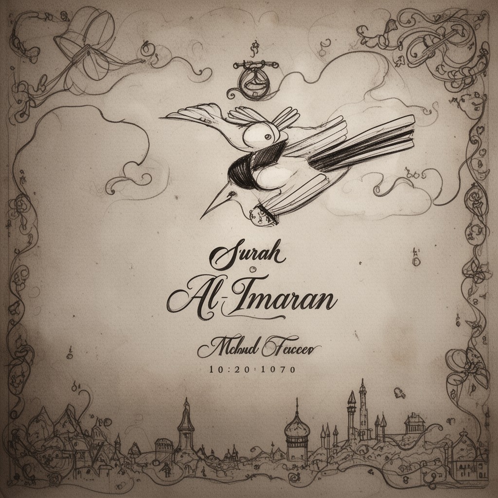 AI-generated illustration of Surah Al-Imran