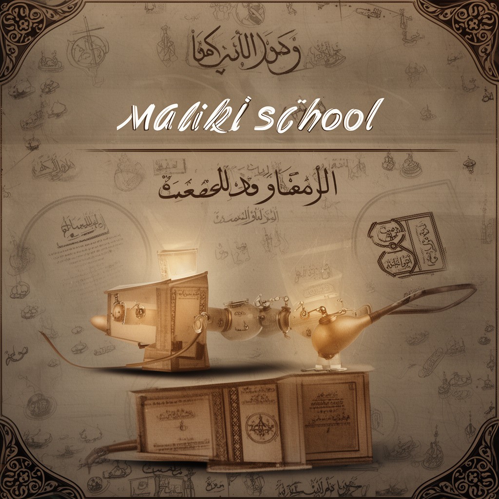 AI-generated illustration of Maliki school