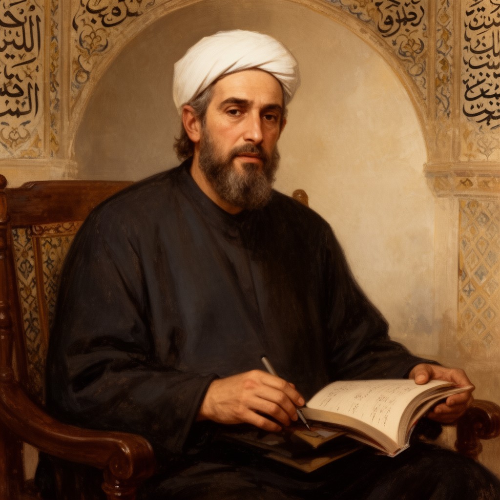 AI-generated illustration of Ibn Arabi