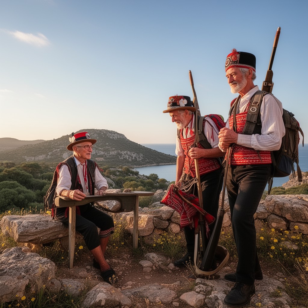 AI-generated illustration of Sardinians