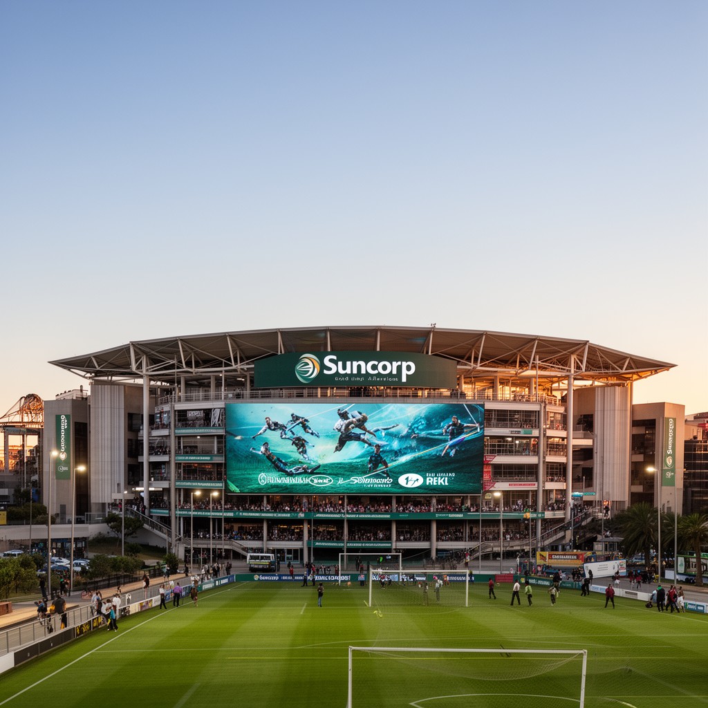 AI-generated illustration of Suncorp Stadium