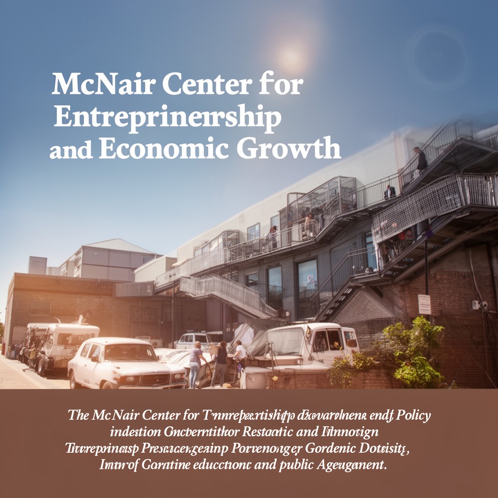 AI-generated illustration of McNair Center for Entrepreneurship and Economic Growth