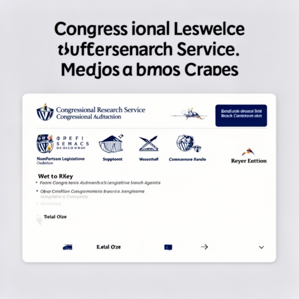 AI-generated illustration of Congressional Research Service