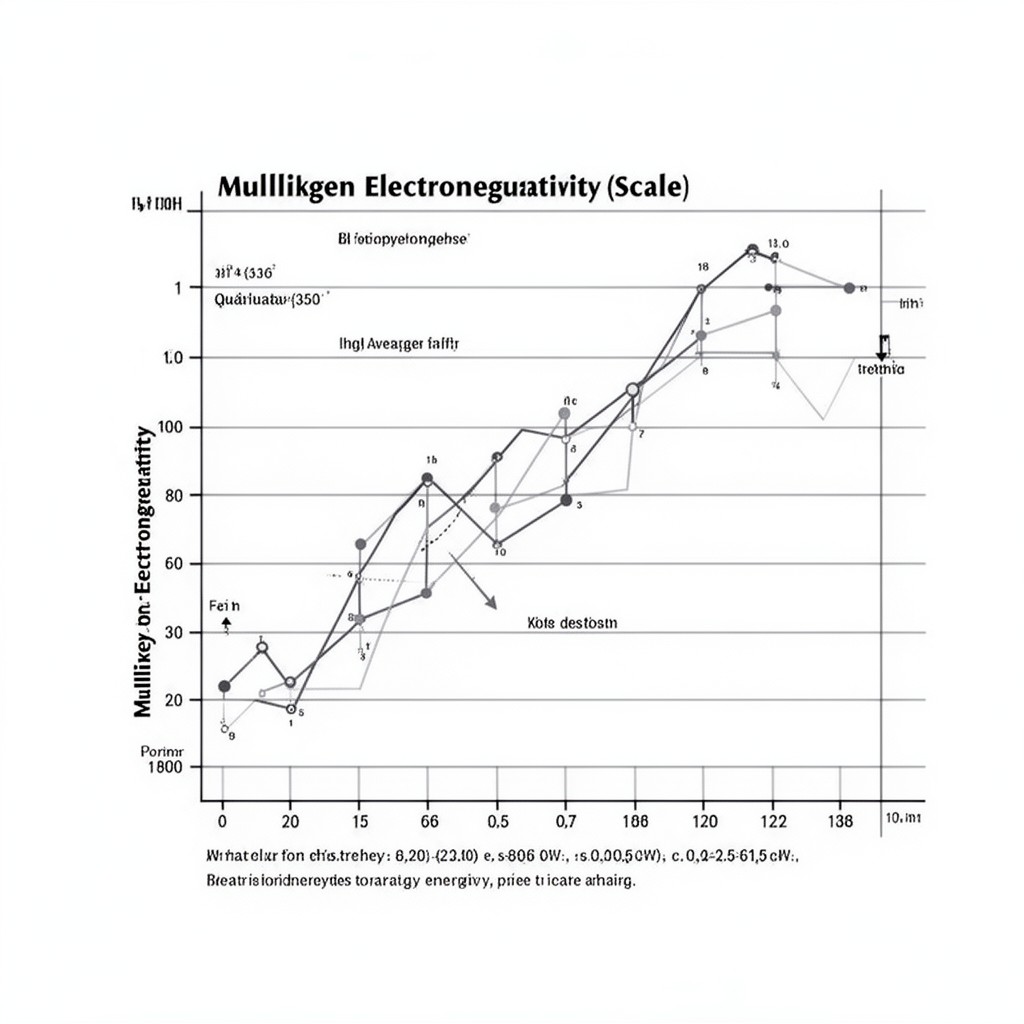 AI-generated illustration of Mulliken electronegativity scale