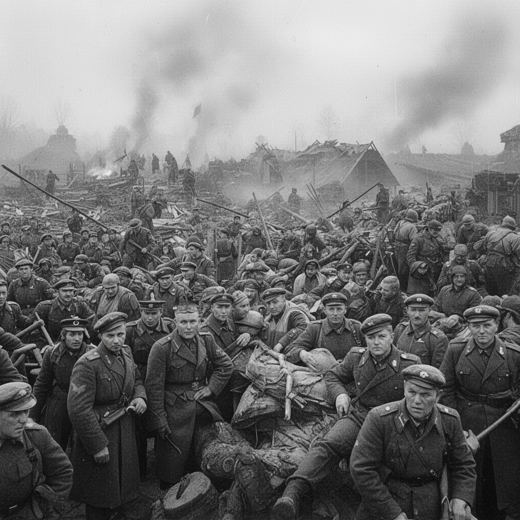 AI-generated illustration of Eastern Front