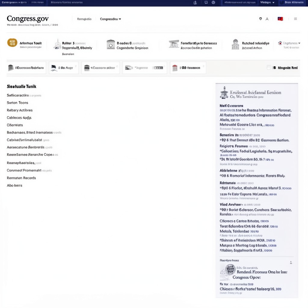 AI-generated illustration of Congress.gov