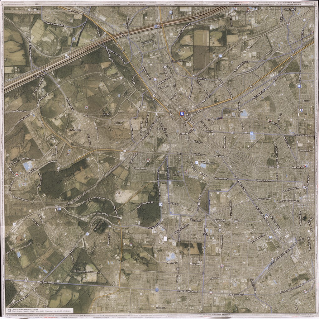 AI-generated illustration of Monroe, North Carolina