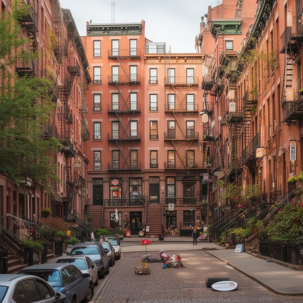 AI-generated illustration of Greenwich Village Historic District