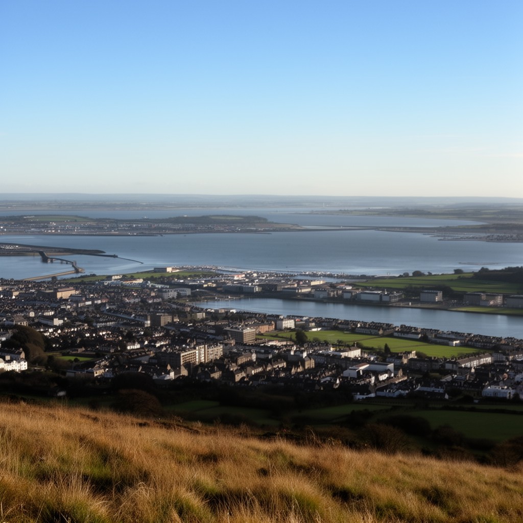 AI-generated illustration of Dalgety Bay