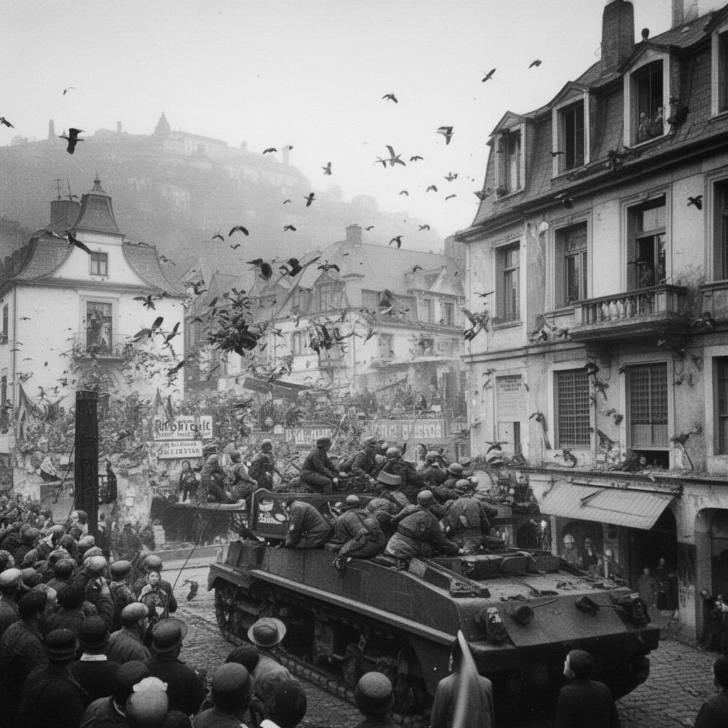 AI-generated illustration of Liberation of Luxembourg